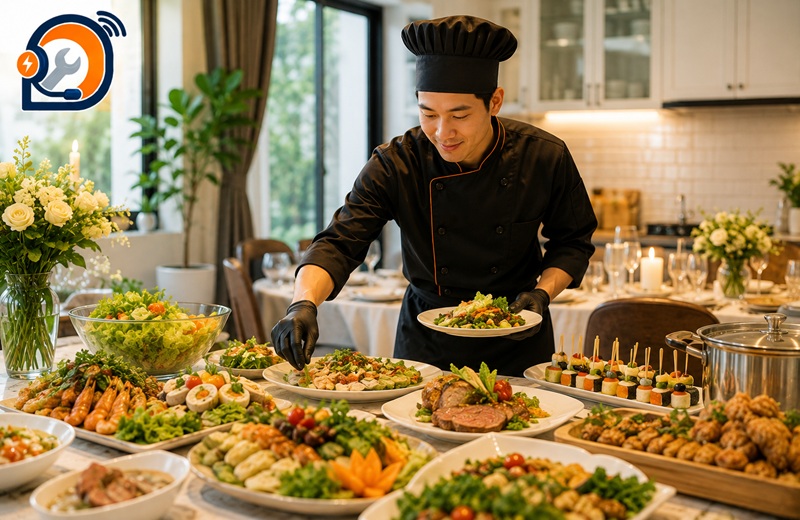 Nấu tiệc tại nhà