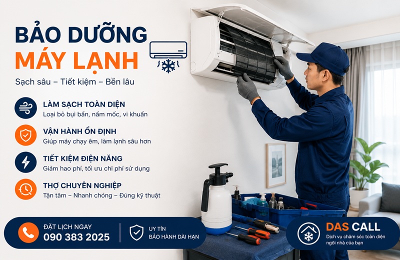 Bảo dưỡng máy lạnh